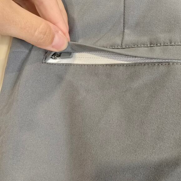 Men's Primo Gray 9" Chino Golf Performance Shorts | Size 38 - Picture 8 of 10